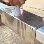 Herramienta de marcado de ángulo y arco de precisión, tubo cuadrado y regla de 90° de acero inoxidable, plantilla cuadrada