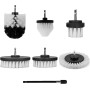 Taladro Cepillo Eléctrico - 5 Pieces Multipurpose Juego de Cepillo Limpieza Hogar Brochas para Limpiar Paredes Multifuncionales