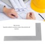 Regla Cuadrada de Ingeniero de Acero Al Carbono Ergonómico de Alta Precisión para Escuadra de Carpintería