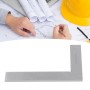 Regla Cuadrada de Ingeniero de Acero Al Carbono Ergonómico de Alta Precisión para Escuadra de Carpintería
