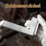PRZRAO Escuadra de Carpintero 100 x 70mm Escuadra Carpintero 90 ° Escuadras Metalicas Carpintero con Escala de Medición para