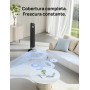 Dreo Alexa Tower Fan, Quiet Standing Sleep Fans with Remote Control, 8.9m/s Speed, 90° Oscillating with 6 Speeds, 4 Modes, 12