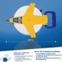 Cinta Métrica - Fléxometro 100M /330 FT de doble cara (mm y Pulgadas) en Fibra de Vidrio. Profesional