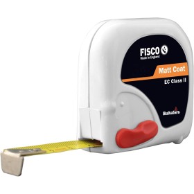 FISCO UM5M Flexómetro Clase II con freno frontal (5 m x 16 mm), Negro