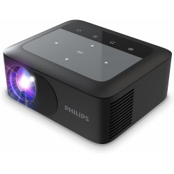 Philips NeoPix 110, miniproyector de vídeo True HD a 720p con función integrada de duplicación de Pantalla Mediante Red Wi-Fi de