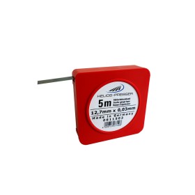 Helios-preisser 611503-5m cinta galga x 13 mm, incluyendo plástico caja de 0,03 mm, 0