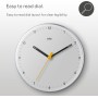 Braun Clásico Reloj de Pared analógico Movimiento de Cuarzo silencioso, fácil de Leer, 23 cm de diámetro en Color Negro, Modelo
