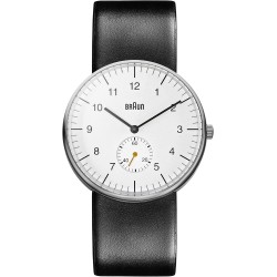 Braun - Reloj analógico de Caballero de Cuarzo con Correa de Piel