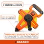 Gakago Cinta Métrica 50m - Enrollable de 3 Pliegues Con Palanca de Plegado - Mango Ergonómico y Antideslizante - Rollo Con Punta