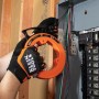 KLEIN TOOLS 56335 - Cinta de acero plana para pescado, cinta de acero de resorte de 25 pies de ancho de 1/4 pulgadas, punta de