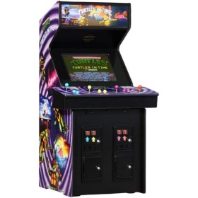 Numskull quarter arcades TMNT Turtles in Time Collector's Edition Mini Arcade - 1/4 Scale Real Wood Replica, Original ROM,