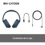 Sony WH-CH720N Auriculares Inalámbricos Bluetooth Noise Cancelling de Diadema, Sonido de , modo Sonido Ambiente, Diseño Ligero,
