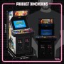 Numskull quarter arcades TMNT Turtles in Time Collector's Edition Mini Arcade - 1/4 Scale Real Wood Replica, Original ROM,