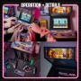 Numskull quarter arcades TMNT Turtles in Time Collector's Edition Mini Arcade - 1/4 Scale Real Wood Replica, Original ROM,