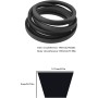 Briny River 1 correa de repuesto para cortacésped 585034401 544238901 compatible con Husqvarna R 214TC 215TX 216 AWD R216 R215TX