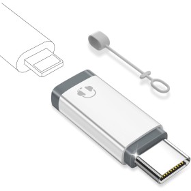 bakibo Adaptador Lightning a USB C Audio, Adaptador USB C a Lightning AUX para Auriculares Admiten Micrófono y Controles en