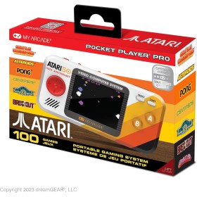 My Arcade DGUNL-7015 Atari Pocket Player Pro Sistema de Juegos Portátil 100 Juegos
