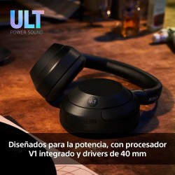Sony ULT Wear, Auriculares inalámbricos Bluetooth con ULT Power Sound, Ultimate Deep Bass, Noise Cancelling, Calidad de Llamada