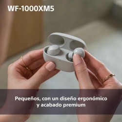 Sony WF-1000XM5 Auriculares In-Ear Inalámbricos, Noise Cancelling, Bluetooth, Micrófono, hasta 24 Horas de Batería, Carga
