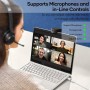 bakibo Adaptador Lightning a USB C Audio, Adaptador USB C a Lightning AUX para Auriculares Admiten Micrófono y Controles en