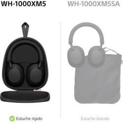 Sony WH-1000XM5 Noise Cancelling, Auriculares Bluetooth de diadema, Llamadas cristalinas, Hi-Res, 30 h de batería, Carga rápida,