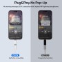 bakibo Adaptador Lightning a USB C Audio, Adaptador USB C a Lightning AUX para Auriculares Admiten Micrófono y Controles en