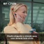 Sony WF-C710NSA Auriculares inalámbricos In-Ear con Noise Cancelling, Ligeros, Controles táctiles, Conexión Multipunto, IPX4,