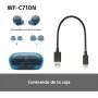 Sony WF-C710NSA Auriculares inalámbricos In-Ear con Noise Cancelling, Ligeros, Controles táctiles, Conexión Multipunto, IPX4,