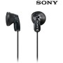 Sony MDRE9LPB - Auriculares de Botón, Color Negro, Intraurales, Alámbrico