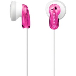 Sony MDRE9LPP - Auriculares de botón, Blanco y Rosa, 5