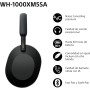 Sony WH-1000XM5SA Auriculares inalámbricos Premium con Estuche Blando y Noise Cancelling, Bluetooth, Llamadas de Calidad,
