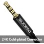 SUCESO Adaptador Jack Micro y Auriculares, Cable Splitter Divisor Micrófono y Audio Cable Divisor de Audio micrófono 3.5mm Macho