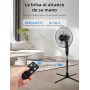 Taylor Swoden Standing Fan with Remote Control, 7 Steps Powerful and Quiet, LED Display, 9H Timer, 3 Speeds and 3 Modes