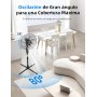 Taylor Swoden Standing Fan with Remote Control, 7 Steps Powerful and Quiet, LED Display, 9H Timer, 3 Speeds and 3 Modes