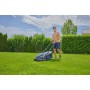 GARDENA Cortacésped de Alto Rendimiento PowerMax Duo 46/36V de Doble Cuchilla con batería P4A