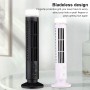 Elprico Tower Fan, 90° Oscillating Tower Fan, Fast Cooling, Quiet Operation, Portable Bladeless Fan with Light for Home,