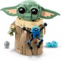 LEGO Star Wars 75403 Grogu con Aerocuna, Figura Articulada de Baby Yoda de Juguete y Minifigura, Decoración de Habitación