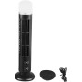 Elprico Tower Fan, 90° Oscillating Tower Fan, Fast Cooling, Quiet Operation, Portable Bladeless Fan with Light for Home,