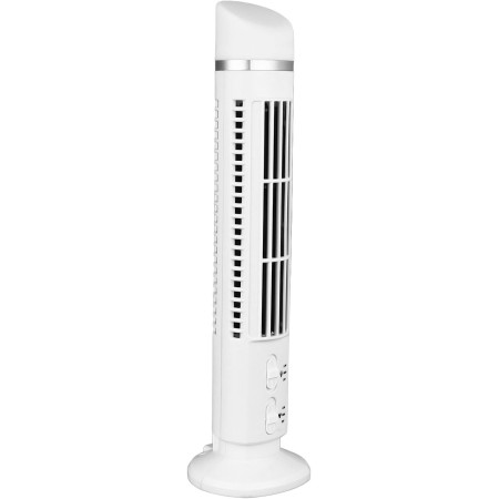 Elprico Tower Fan, 90° Oscillating Tower Fan, Fast Cooling, Quiet Operation, Portable Bladeless Fan with Light for Home,