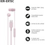 Sony MDR-EX110AP - Auriculares in-ear (con micrófono, control remoto integrado), Color negro, Alámbrico