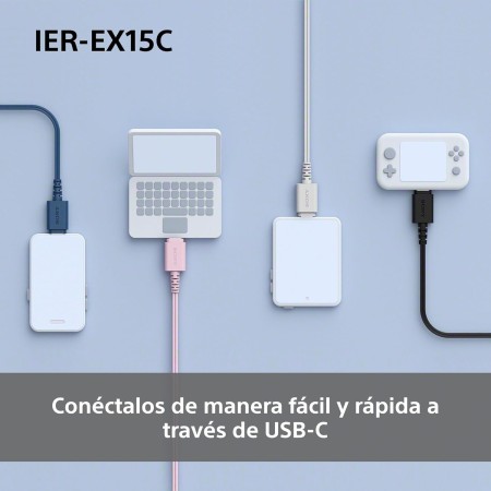 Sony MDR-EX110AP - Auriculares in-ear (con micrófono, control remoto integrado), Color negro, Alámbrico