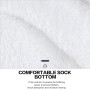 CLOSEMATE Calcetines Tobilleros Hombre Deporte Algodon Cortos Deportivos Sin Costuras Trabajo Transpirables Quarter Socks Negros