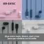 Sony MDR-EX110AP - Auriculares in-ear (con micrófono, control remoto integrado), Color negro, Alámbrico