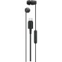Sony MDR-EX110AP - Auriculares in-ear (con micrófono, control remoto integrado), Color negro, Alámbrico
