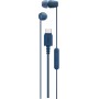 Sony MDR-EX110AP - Auriculares in-ear (con micrófono, control remoto integrado), Color negro, Alámbrico