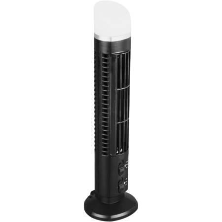 Elprico Tower Fan, 90° Oscillating Tower Fan, Fast Cooling, Quiet Operation, Portable Bladeless Fan with Light for Home,