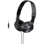 Sony MDR-ZX310APW - Auriculares de diadema cerrados (con micrófono, control remoto integrado), blanco