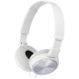 Sony MDR-ZX310APW - Auriculares de diadema cerrados (con micrófono, control remoto integrado), blanco