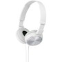 Sony MDR-ZX310APW - Auriculares de diadema cerrados (con micrófono, control remoto integrado), blanco