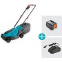 Gardena EasyMax 32/18V Cortacésped de Rendimiento Listo para Usar con batería P4A